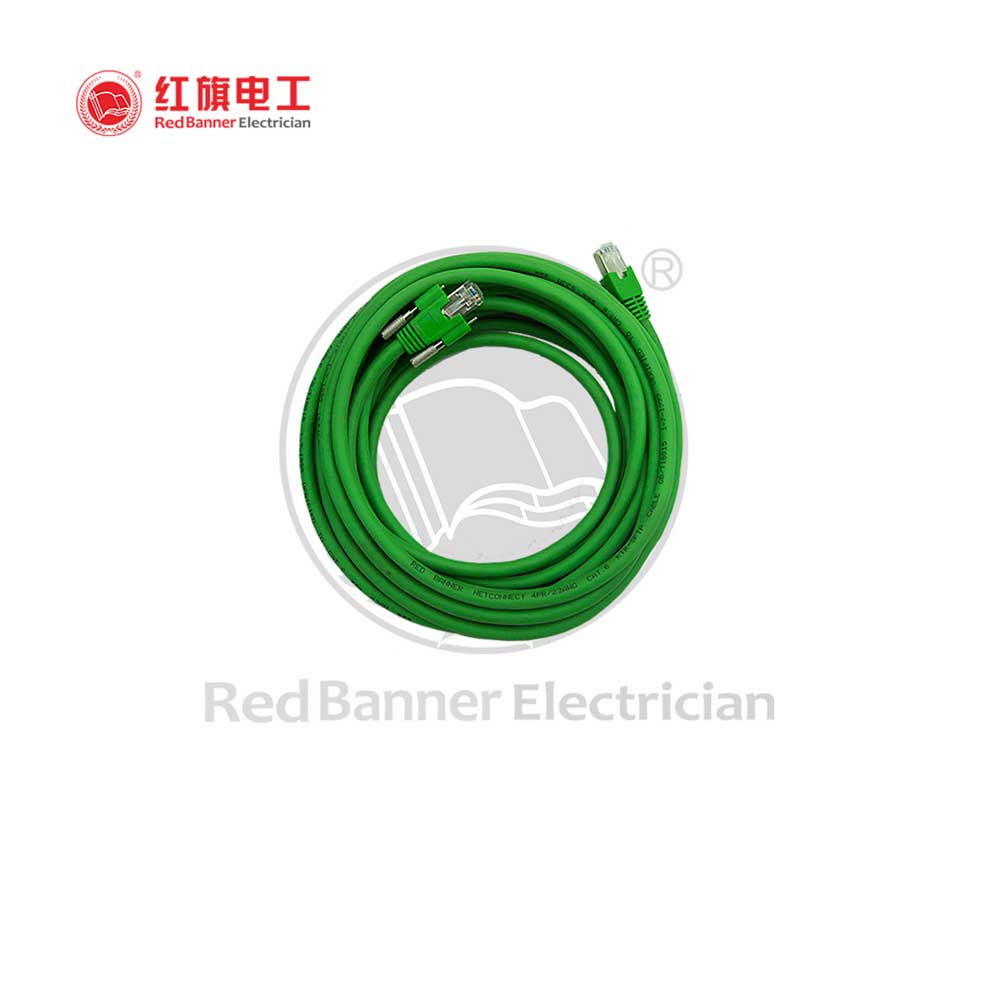 KTR-CAT6a 六类 高柔网线毗连线,KTR_SFTP_CAT6a_Conn,高柔性电缆,拖链电缆,机械人电缆,双绞线,网线,超六类,高柔网线,ag8九游会电工